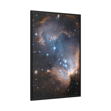 Hubble Space Telescope Framed Canvas