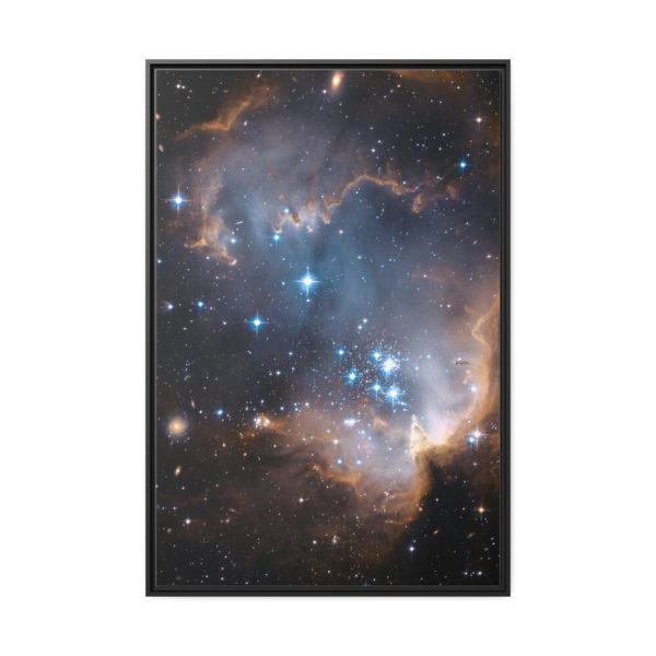 Hubble Space Telescope Framed Canvas