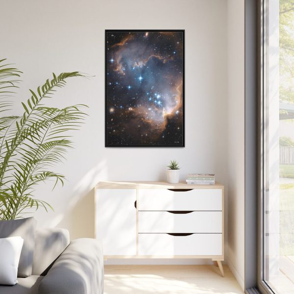 Hubble Space Telescope Framed Canvas