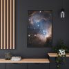 Hubble Space Telescope Framed Canvas