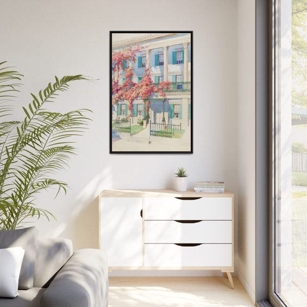 88299-28.jpg Cast Iron Garden Balcony Framed Canvas