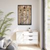 88299-48.jpg A Wooden Barn Door Framed Canvas