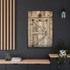 88299-49.jpg A Wooden Barn Door Framed Canvas