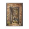 88299-51.jpg Brick Wall with Open Door and Shovel by Elizabeth Murray Framed Canvas