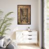 88299-53.jpg Brick Wall with Open Door and Shovel by Elizabeth Murray Framed Canvas