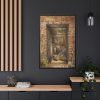 88299-54.jpg Brick Wall with Open Door and Shovel by Elizabeth Murray Framed Canvas