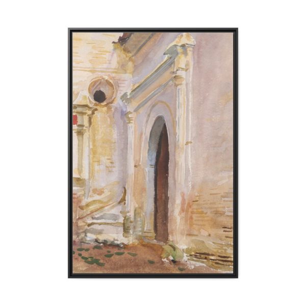 88299-56.jpg Arched Doorway by John Singer Sargent Framed Canvas