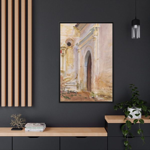 88299-59.jpg Arched Doorway by John Singer Sargent Framed Canvas