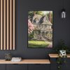 Rose Cottage Framed Canvas