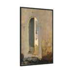 Open Doorway, Morocco by John Singer Sargent Framed Canvas