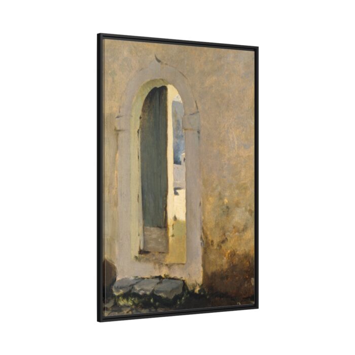 Open Doorway, Morocco by John Singer Sargent Framed Canvas - Image 1