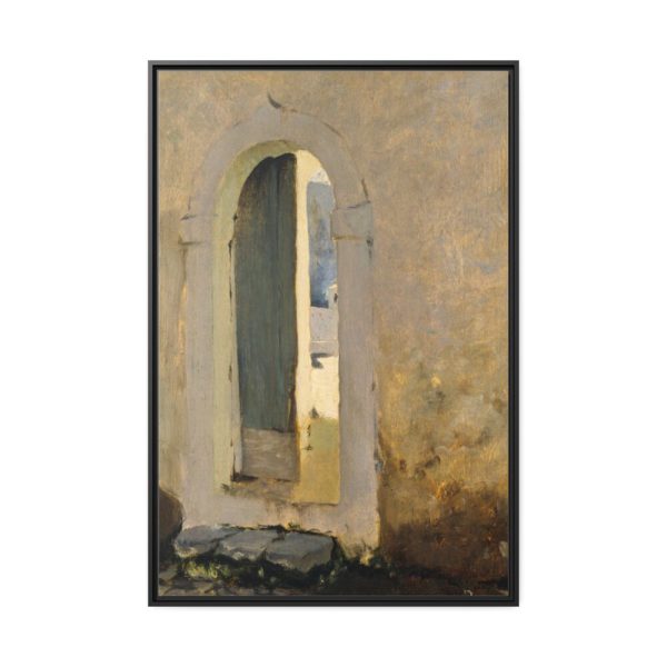 88299-96.jpg Open Doorway, Morocco by John Singer Sargent Framed Canvas