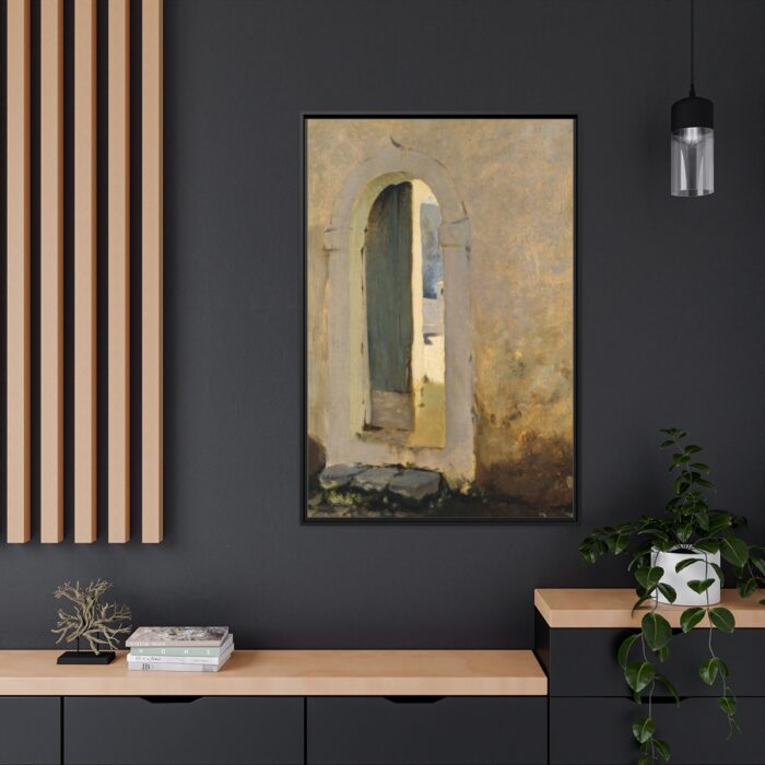 Open Doorway, Morocco by John Singer Sargent Framed Canvas - Image 5