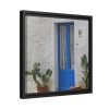88300-5.jpg Old Blue Door Framed Canvas