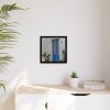 88300-8.jpg Old Blue Door Framed Canvas
