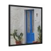 88301-1.jpg Old Blue Door Framed Canvas
