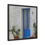 Old Blue Door Framed Canvas - Image 7