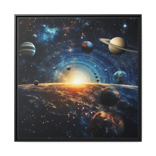 88302-121.jpg Illustration of Cosmos Framed Canvas