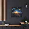 88302-124.jpg Illustration of Cosmos Framed Canvas