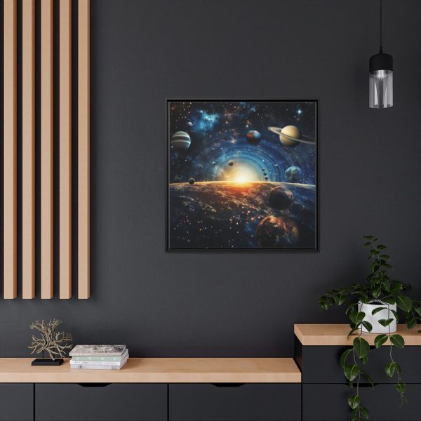 88302-124.jpg Illustration of Cosmos Framed Canvas