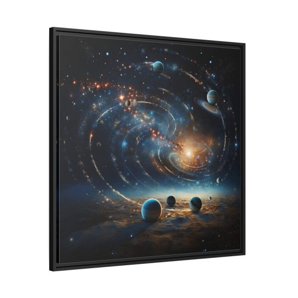 88302-125.jpg Fantasy Illustration of Cosmos Framed Canvas