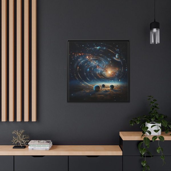 88302-129.jpg Fantasy Illustration of Cosmos Framed Canvas