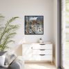 88302-13.jpg Winter Snow Whimsical Landscape Art Framed Canvas