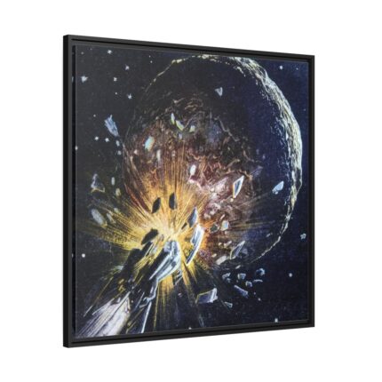Dangers of Space Framed Canvas