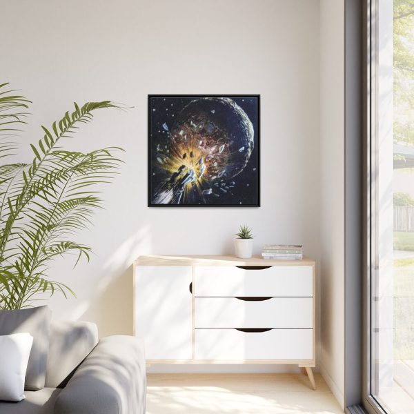 88302-138.jpg Dangers of Space Framed Canvas