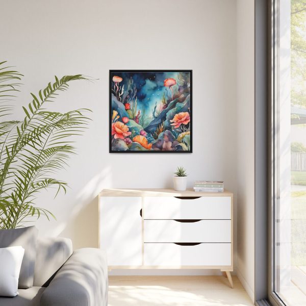 88302-18.jpg Watercolor Deep Sea Art Print Framed Canvas