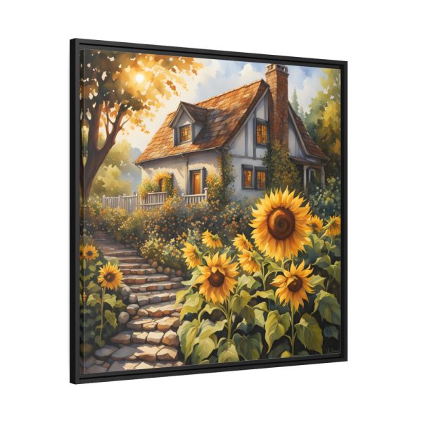 88302-20.jpg Sunflower Cottage Framed Canvas