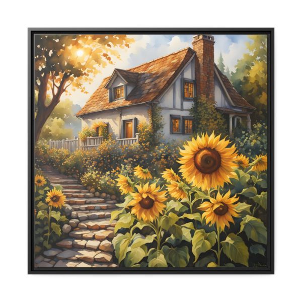 88302-21.jpg Sunflower Cottage Framed Canvas