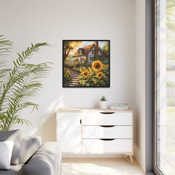 88302-23.jpg Sunflower Cottage Framed Canvas