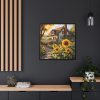 88302-24.jpg Sunflower Cottage Framed Canvas