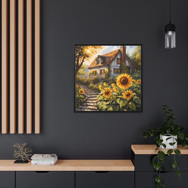 88302-24.jpg Sunflower Cottage Framed Canvas