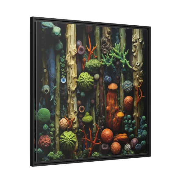 Aquarium Coral Fantasy Art Framed Canvas