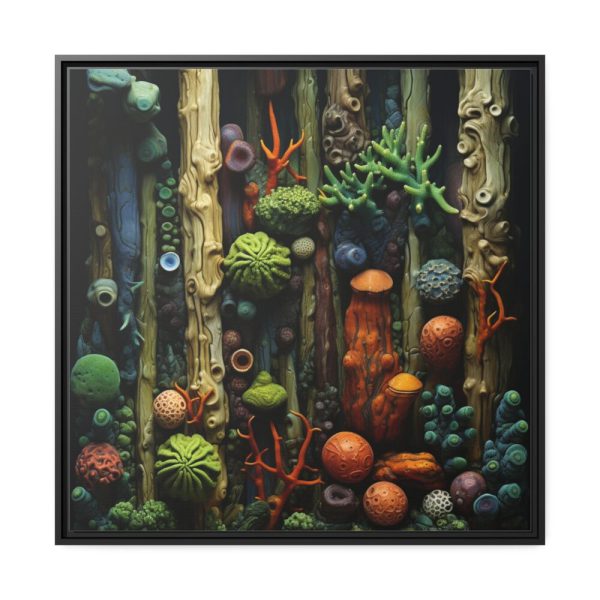 Aquarium Coral Fantasy Art Framed Canvas