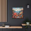 88302-34.jpg Colorful Underwater Scene Art Print Framed Canvas