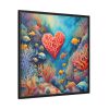 88302-35.jpg Love Under The Sea Framed Canvas