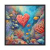 88302-36.jpg Love Under The Sea Framed Canvas