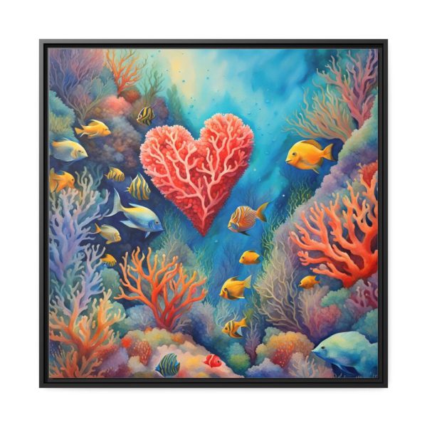 88302-36.jpg Love Under The Sea Framed Canvas
