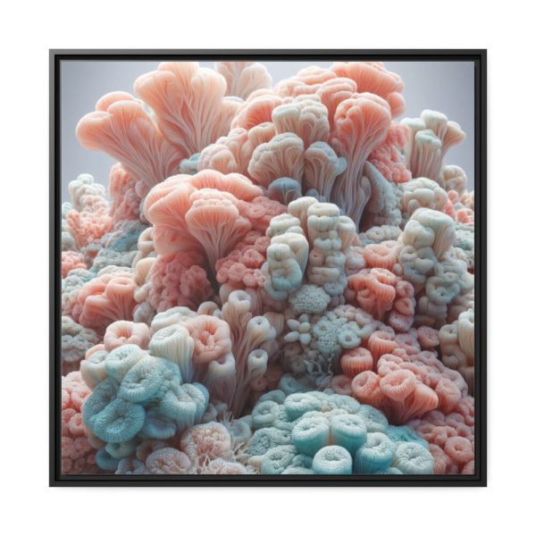 88302-41.jpg Close-Up of Intricate Coral Structures Framed Canvas