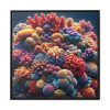Close-Up of the Corals Framed Canvas