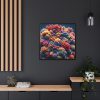 Close-Up of the Corals Framed Canvas