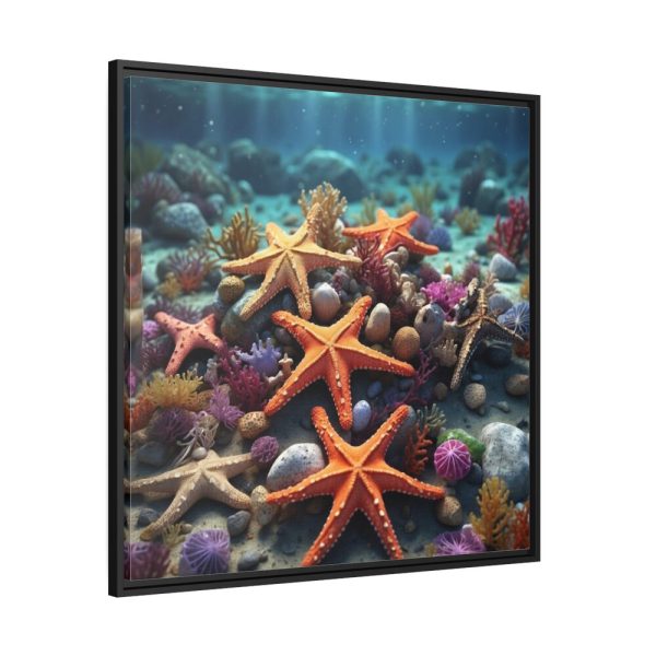 88302-60.jpg Assortment Of Colorful Starfish Framed Canvas