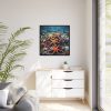 88302-63.jpg Assortment Of Colorful Starfish Framed Canvas