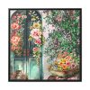88302-71.jpg Floral French Front Door Framed Canvas