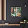 88302-74.jpg Floral French Front Door Framed Canvas