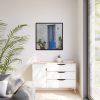 88302-93.jpg Old Blue Door Framed Canvas