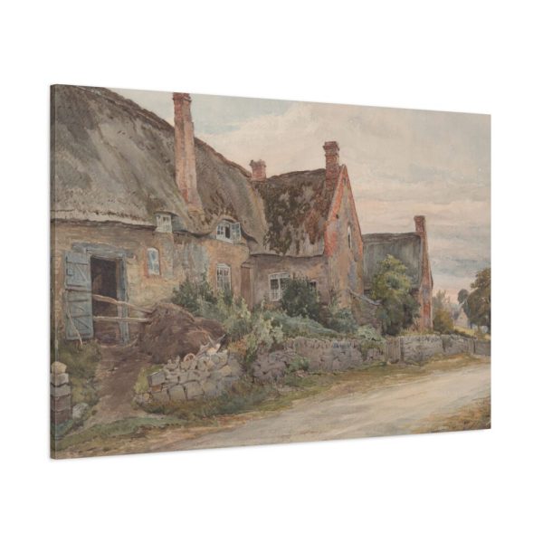 91638-10.jpg Thatched Cottage with Barn Adjoining Standard Canvas